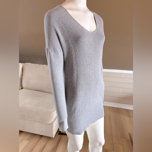 WHBM Long Sleeve Ribbed Tunic Cashmere Blend White House Black Market Size Small - Picture 3 of 7